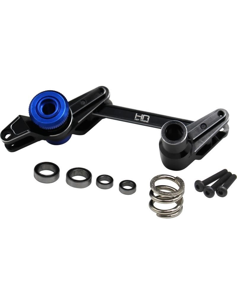 HOT RACING HRAMXX48M01 ALUMINUM SERVO SAVER BELLCRANK STEERING FOR TRAXXAS MAXX