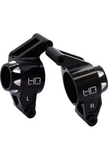 HOT RACING HRAMXX2201 ALUMINUM REAR HUBS STUB AXLE CARRIERS FRO TRAXXAS MAXX
