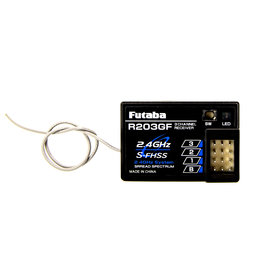 FUTABA FUT01102237-3 R203GF 2.4GHZ S-FHSS 3-CHANNEL RECEIVER