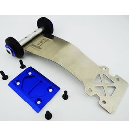 HOT RACING HRASTE13306 STAINLESS STEEL WHEELIE BAR FOR TRAXXAS STAMPEDE, RUSTLER