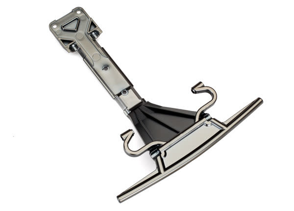 TRA8537X SKIDPLATE, FRONT (PLASTIC) (SATIN BLACK CHROME-PLATED)
