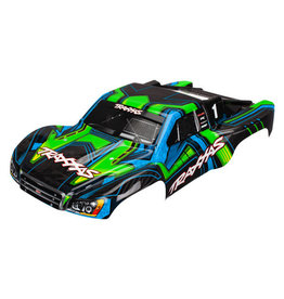 TRAXXAS TRA6844X SLASH 4WD GREEN AND BLUE BODY