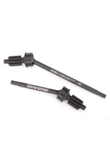 TRAXXAS TRA8062 AXLE SHAFT, FRONT, HEAVY DUTY (LEFT & RIGHT)/ PORTAL DRIVE INPUT GEAR (MACHINED) (2) (ASSEMBLED)