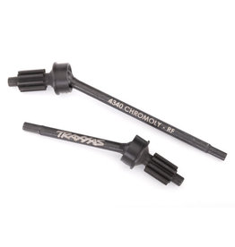 TRAXXAS TRA8062 AXLE SHAFT, FRONT, HEAVY DUTY (LEFT & RIGHT)/ PORTAL DRIVE INPUT GEAR (MACHINED) (2) (ASSEMBLED)