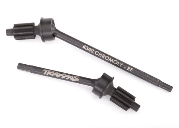 TRA8062 AXLE SHAFT, FRONT, HEAVY DUTY (LEFT & RIGHT)/ PORTAL DRIVE INPUT GEAR (MACHINED) (2) (ASSEMBLED)