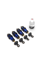 TRAXXAS TRA5460A SHOCKS, GTR ALUMINUM, BLUE-ANODIZED (FULLY ASSEMBLED W/O SPRINGS) (4)