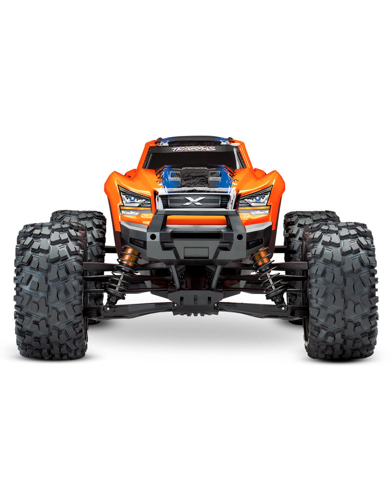 TRAXXAS TRA77086-4 ORNGX X-MAXX: BRUSHLESS ELECTRIC MONSTER TRUCK WITH TQI TRAXXAS LINK ENABLED 2.4GHZ RADIO SYSTEM & TRAXXAS STABILITY MANAGEMENT (TSM)