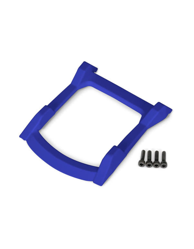 TRAXXAS TRA6728X SKID PLATE, ROOF (BODY) (BLUE)/ 3X12MM CS (4)
