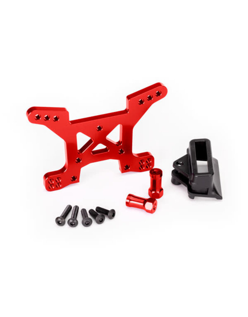 TRAXXAS TRA6739R ALUMINUM SHOCK TOWER FRONT RED