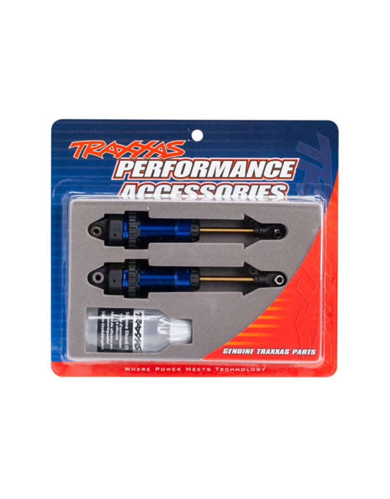 TRAXXAS TRA7462 SHOCKS, GTR XX-LONG (FULLY ASSEMBLED, WITHOUT SPRINGS) (2) : BLUE