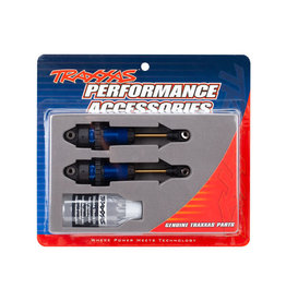 TRAXXAS TRA7461  SHOCKS, GTR X-LONG (FULLY ASSEMBLED, WITHOUT SPRINGS) (2) : BLUE