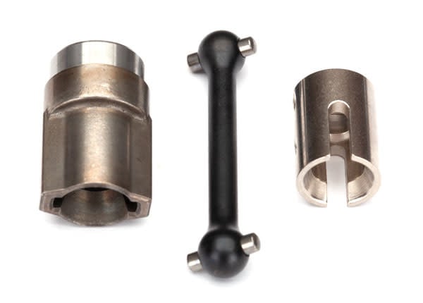 TRA8556X DRIVESHAFT, CENTER, FRONT (STEEL)/ 2.5X12 SCREW PIN