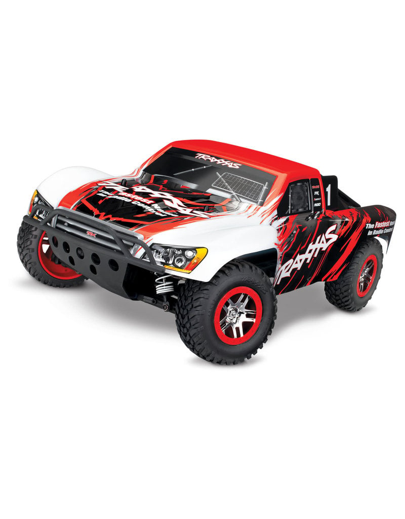 TRAXXAS TRA68086-4-RED SLASH 4X4: 1/10 SCALE 4WD ELECTRIC SHORT COURSE TRUCK WITH TQI TRAXXAS LINK ENABLED 2.4GHZ RADIO SYSTEM & TRAXXAS STABILITY MANAGEMENT (TSM)