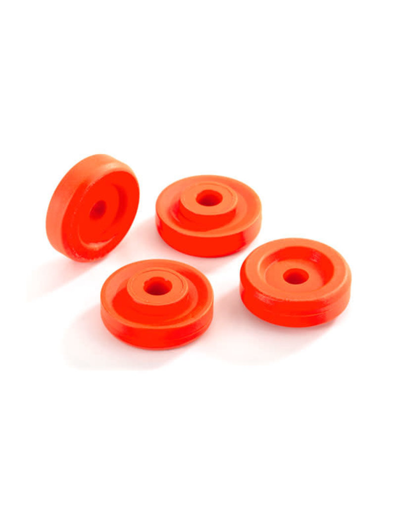 TRAXXAS TRA8957T WHEEL WASHERS, ORANGE (4)