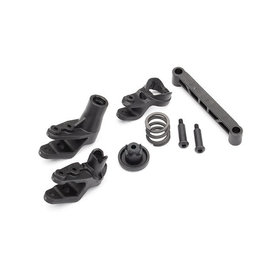TRAXXAS TRA8946 MAXX STEERING BELLCRANKS, BELLCRANK SUPPORT, SERVO SAVER WITH SPRING AND DRAG LINK