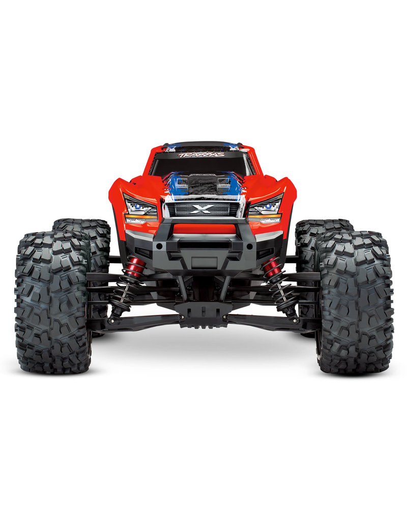 TRAXXAS TRA77086-4 RED  X-MAXX: BRUSHLESS ELECTRIC MONSTER TRUCK WITH TQI TRAXXAS LINK ENABLED 2.4GHZ RADIO SYSTEM & TRAXXAS STABILITY MANAGEMENT (TSM)