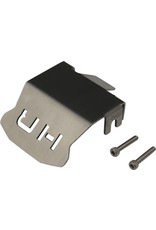 HOT RACING HRASTRXF331CF STAINLESS FRONT OR REAR ARMOR SKID PLATE FOR TRAXXAS TRX4