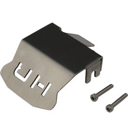 HOT RACING HRASTRXF331CF STAINLESS FRONT OR REAR ARMOR SKID PLATE FOR TRAXXAS TRX4