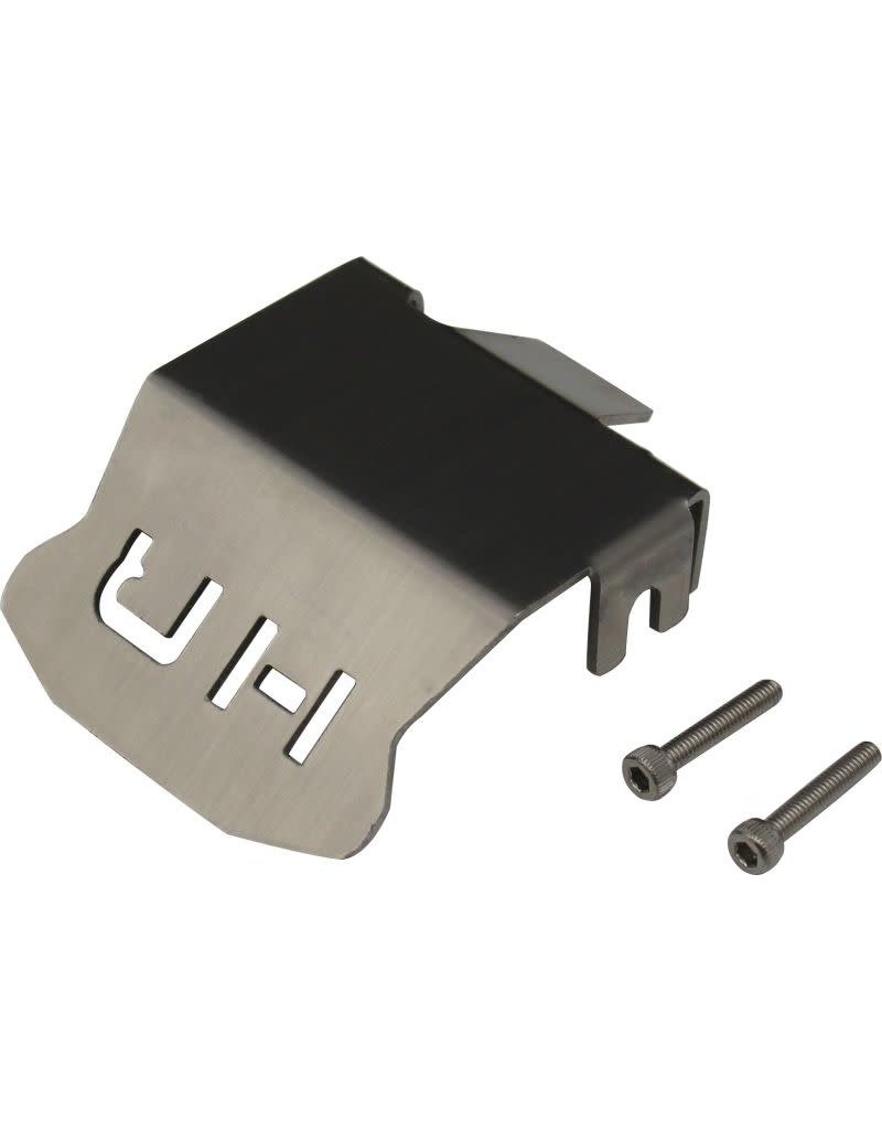 HOT RACING HRASTRXF331CF STAINLESS FRONT OR REAR ARMOR SKID PLATE FOR TRAXXAS TRX4