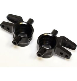 HOT RACING HRASLF2101 ALUMINUM STEERING KNUCKLES FOR TRAXXAS SLASH 4X4