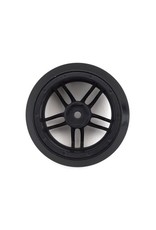 FIRE BRAND RC FBR1WHEICE607 FIREBRAND RC ICESTAR XD9 0° PRE-MOUNTED SLICK DRIFT TIRES (4) (BLACK)