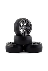 FIRE BRAND RC FBR1WHEHYD510 HYDRA XD3 0 PRE-MOUNTED SLICK DRIFT TIRES (4) (GUN METAL)