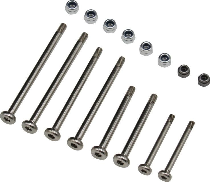 HRADSTE1568E08 HARDENED CHROME PLATED STEEL HINGE PIN SLASH/RUSTLER