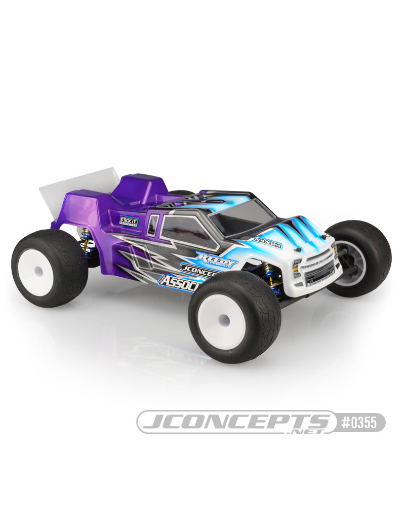 JCONCEPTS JCO0355 F2 TEAM ASSOCIATED T6.1 BODY WITH REAR SPOILER