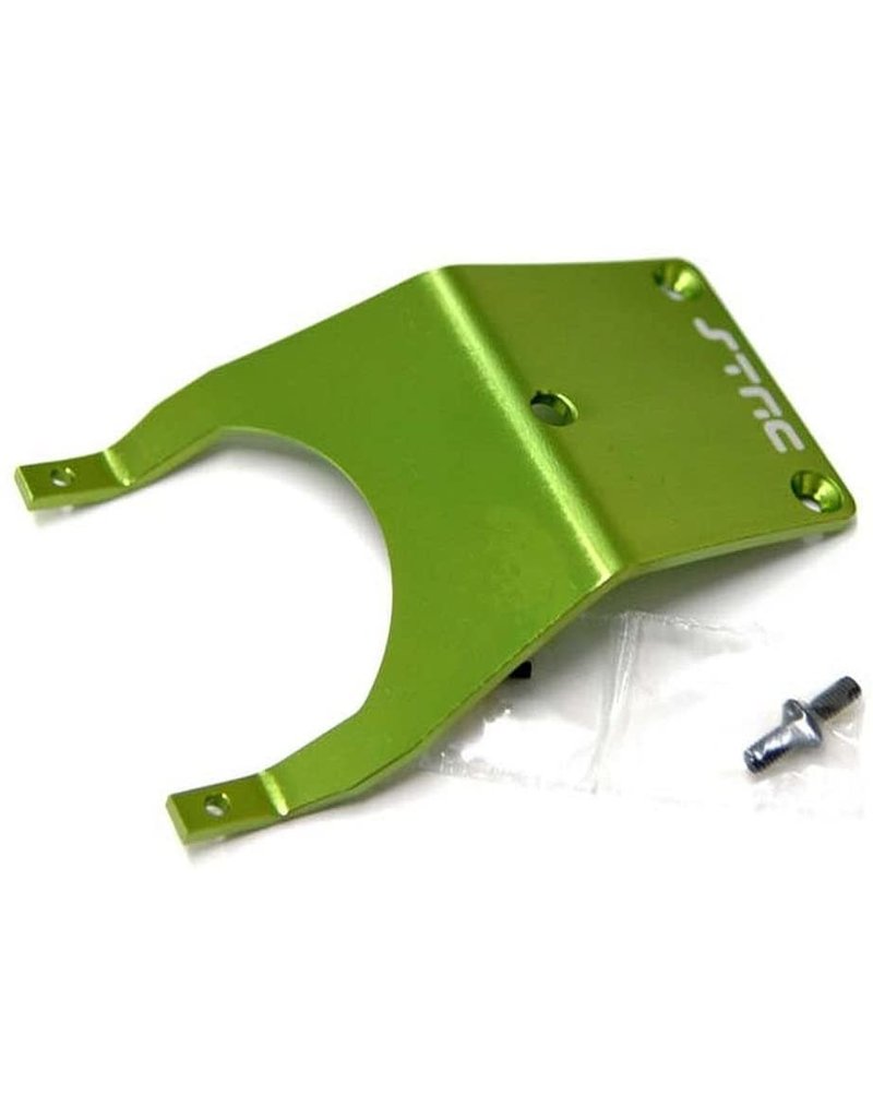STRC SPTST3623FG ALUMINUM FRONT SKID PLATE FOR TRAXXAS STAMPEDE 2WD: GREEN