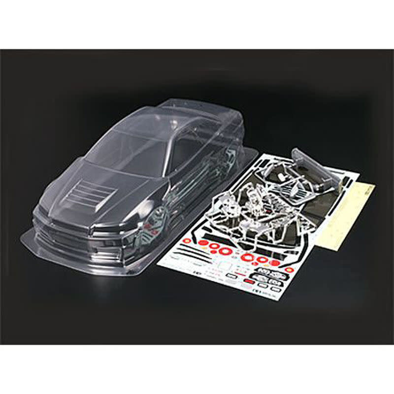 TAM51246 NISMO R34 GT-R BODY SET (CLEAR) (190MM)