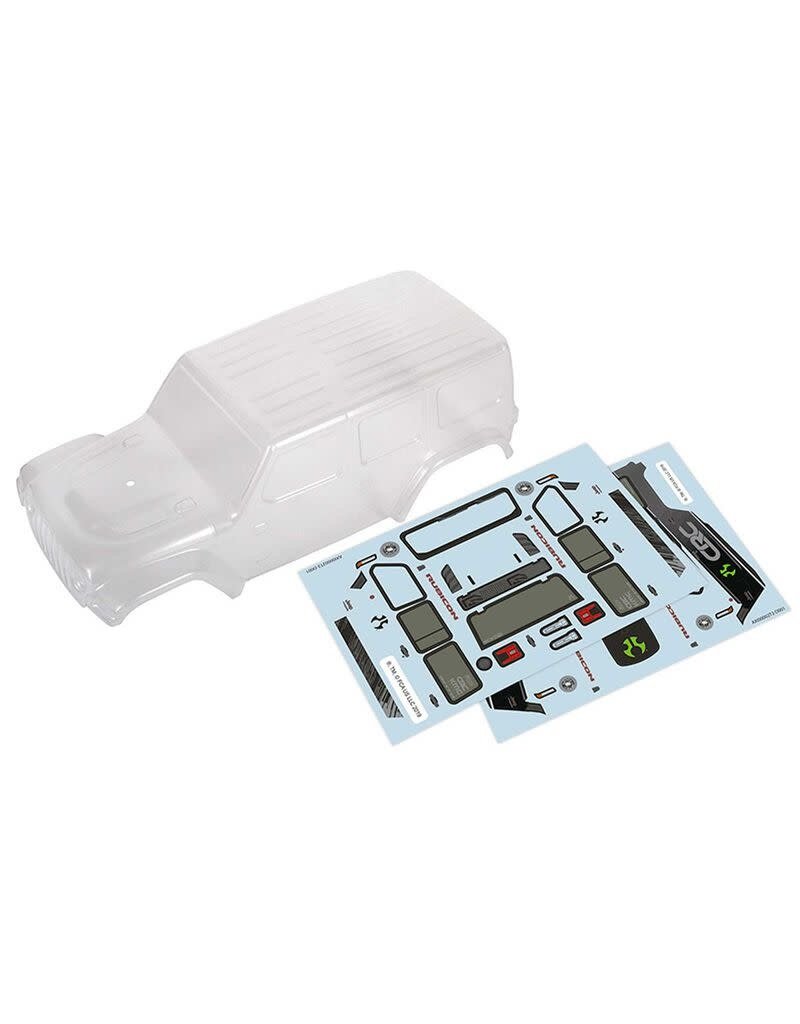 AXIAL AXI200000 2019 JEEP JLU CRC BODY PRECUT FOR SCX24: CLEAR