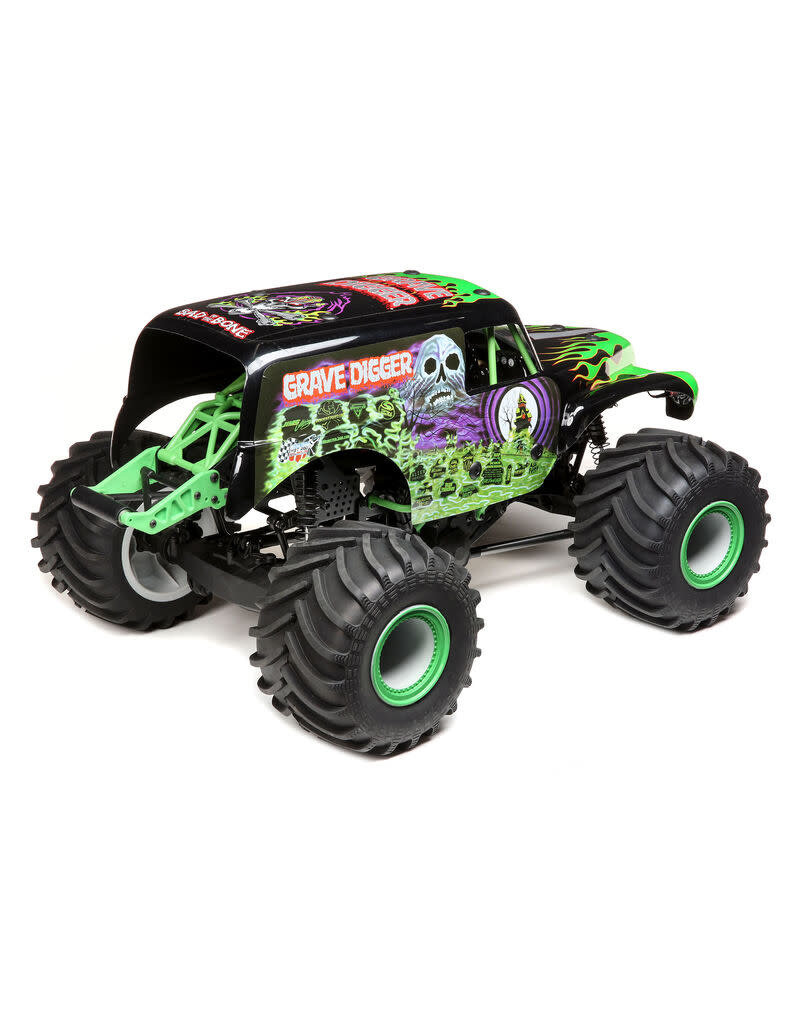 LOSI LOS04021T1 LMT:4WD SOLID AXLE MONSTER TRUCK, GRAVE DIGGER:RTR