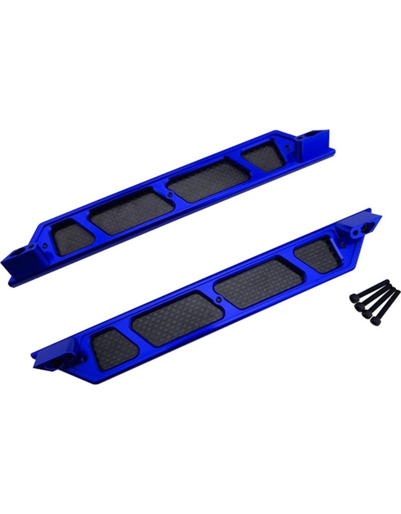 HOT RACING HRAXMX33RG01 ALUMINUM SIDE STEP RUNNING BOARDS (2): X MAXX