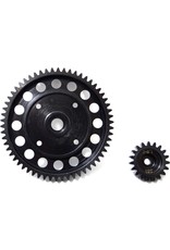 HOT RACING HRASFVE45819 STEEL 58T SPUR & 19T PINION GEAR SET FOR LOSI 5IVE-T