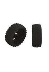 ARRMA ARA550088 DBOOTS '2HO' TIRE SET GLUED GUN METAL (2)