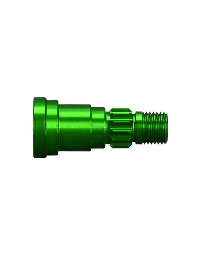 TRAXXAS TRA7768G STUB AXLE, ALUMINUM (GREEN-ANODIZED) (1) (USE ONLY WITH #7750X DRIVESHAFT)