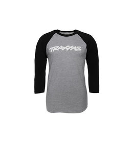 TRAXXAS TRA1369-XL TRAXX RAGLAN SHIRT GREY/BLK XL