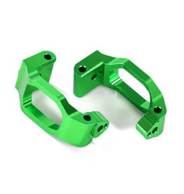 TRAXXAS TRA8932G CASTER BLOCKS (C-HUBS), 6061-T6 ALUMINUM (GREEN-ANODIZED), LEFT & RIGHT/ 4X22MM PIN (4)/ 3X6MM BCS (4)/ RETAINERS (4)