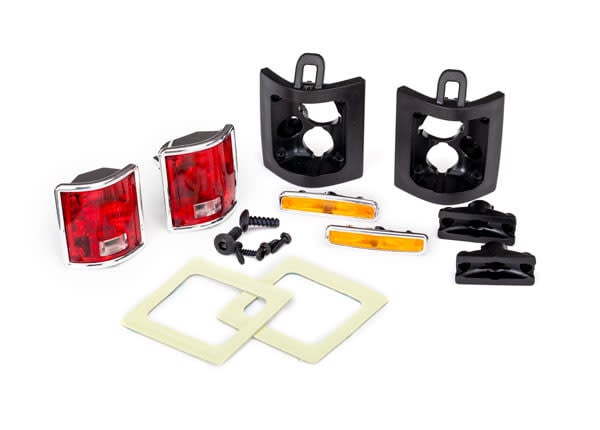 TRA8135 TAIL LIGHTS, LEFT & RIGHT (ASSEMBLED)/ TAIL LIGHT RETAINERS, LEFT & RIGHT/ SIDE MARKER LIGHTS (ASSEMBLED) (2)/ SIDE MARKER RETAINERS (2)/