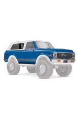 TRAXXAS TRA9111X BODY, CHEVROLET BLAZER (1972), COMPLETE (BLUE) (INCLUDES GRILLE, SIDE MIRRORS, DOOR HANDLES, WINDSHIELD WIPERS, FRONT & REAR BUMPERS, DECALS)