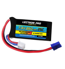 LECTRON PRO LECTRON PRO 2S LIPO 7.4V 860MAH 25C BATTERY: EC2