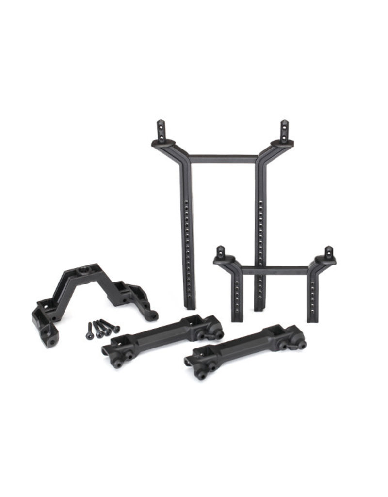TRAXXAS TRA8215 BODY MOUNTS & POSTS, FRONT & REAR (COMPLETE SET)
