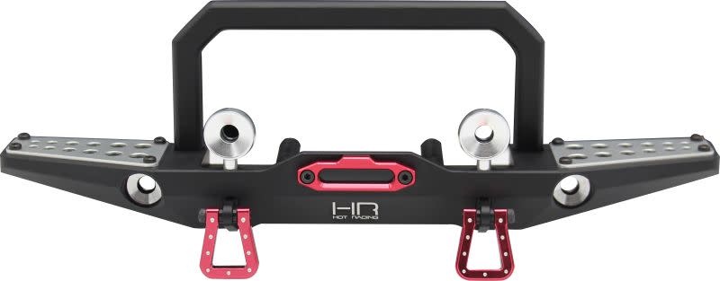 HRATRXF03EMR01 - Aluminum Front Bumper, Winch Mount, & Light Buckets