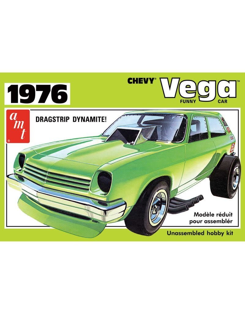 AMT AMT1156 1/25 1976 CHEVY VEGA FUNNY CAR PLASTIC MODEL KIT