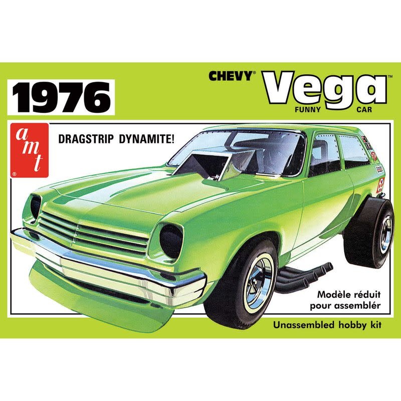 AMT1156 1/25 1976 CHEVY VEGA FUNNY CAR PLASTIC MODEL KIT