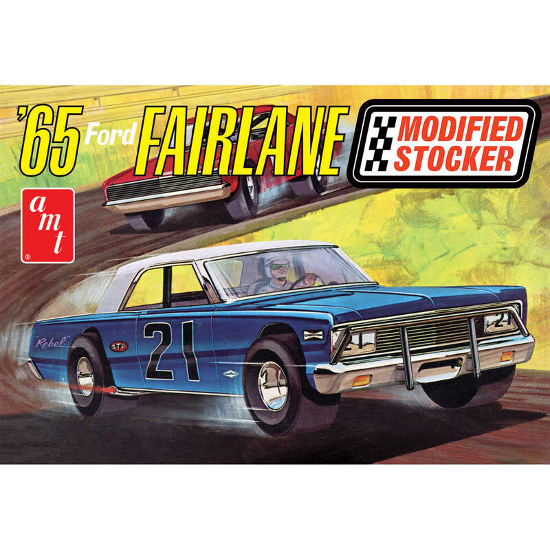 AMT1190 1/25 1965 FORD FAIRLANE MODIFIED STOCKER PLASTIC MODEL KIT