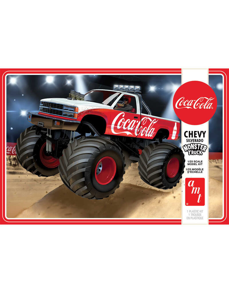 AMT AMT1184M 1/25 1988 CHEVY SILVERADO MONSTER TRUCK COCA-COLA