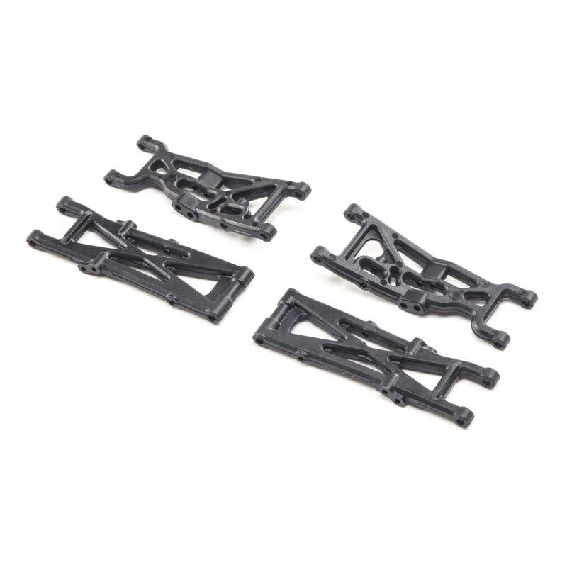 LOS214003 SUSPENSION ARM SET, FRONT/REAR: MINI-T 2.0