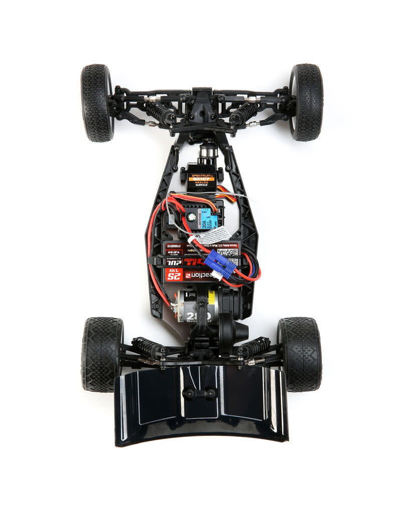 LOSI LOS01016T2 MINI-B, BRUSHED, RTR: 1/16 2WD BUGGY, BLACK/WHITE