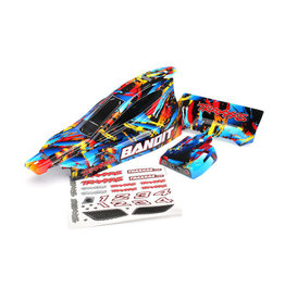 TRAXXAS TRA2448 BODY, BANDIT, ROCK N' ROLL (PAINTED, DECALS APPLIED)